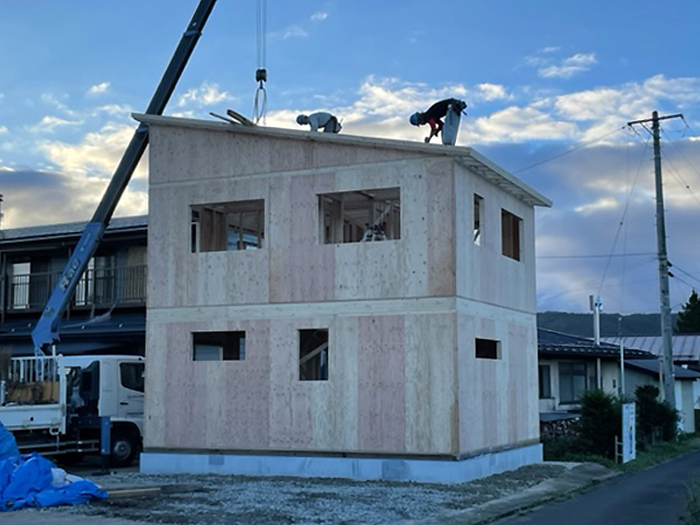 飯綱町の現場　建前3