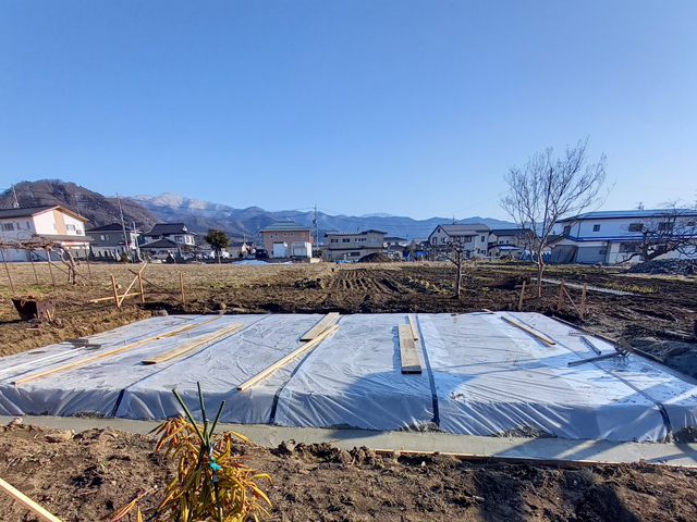 中野市　平屋新築　捨てコン